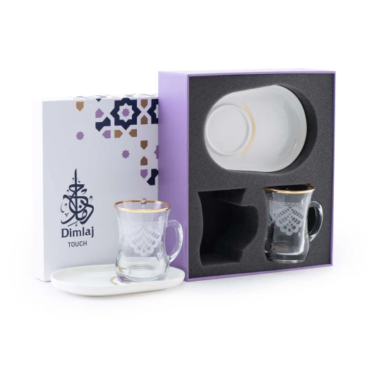 Dimlaj Mood Set of 2 Pcs Mugs (Gold) - DIMLAJ - Image 2