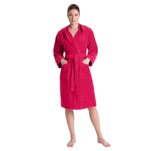 Cannon Bath Robe Plain Fuchia  M - Cannon - Image 2