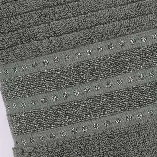 Nova Home Galata 100% Cotton Jacquard Towel, Grey Color, Size 90*50 - Nova Home - Image 2