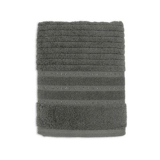 Nova Home Galata 100% Cotton Jacquard Towel, Grey Color, Size 90*50 - Nova Home - Image 4