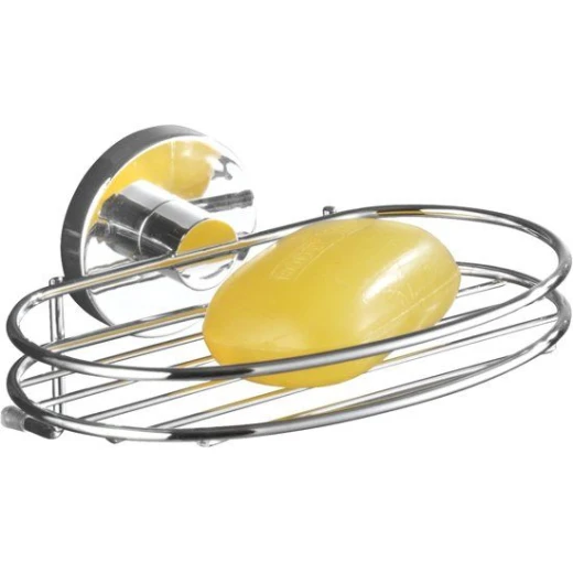 Wenko Milazzo Vacum-Loc Soap Dish, Stainless Steel, Silver - Wenko - Image 4