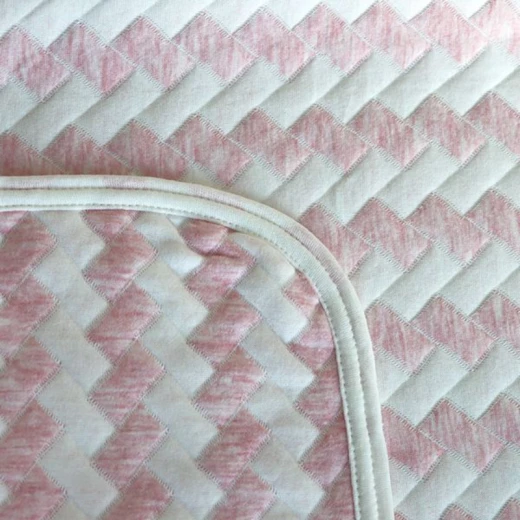 بطانية قطن باللون الزهري, حجم مجوز من نوفا هوم - نوفا هوم - Image 2