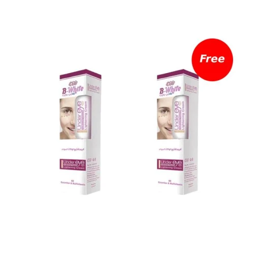بى-وايت كريم للهالات السوداء للبشرة السمراء 20 جرام من ايفا كوزمتكس 1+1 بى-وايت كريم للهالات السوداء للبشرة السمراء 20 جرام من ايفا كوزمتكس 1+1