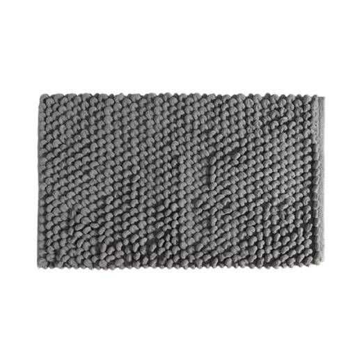 Nova home loopy bath mat, chenille, silver color, 60x120 cm - Nova Home - Image 2