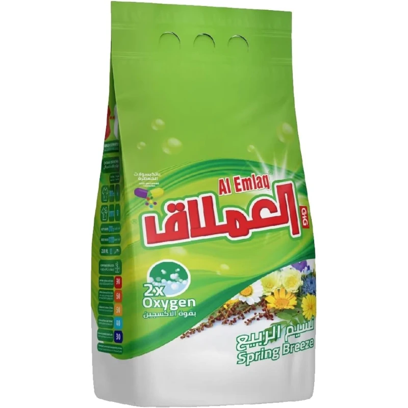 العملاق مسحوق غسيل - اوتوماتك - 10 كغم - نسيم الربيع - العملاق