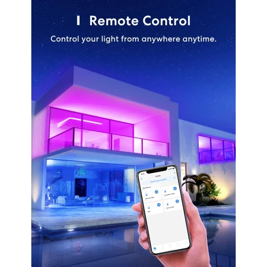 لمبة LED ذكية بتقنية Wi-Fi مع RGB (عبوة واحدة) - ميروس - Image 4