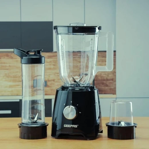 Geepas 3-In-1 Super Blender 1.5L 500ml BPA Jar - GEEPAS - Image 3