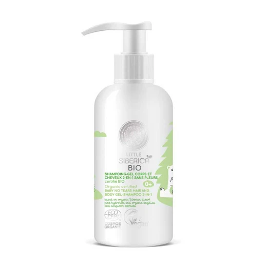 Natura Siberica Little Siberica Baby No Tears Hair and Body Gel Shampoo, 250 Ml