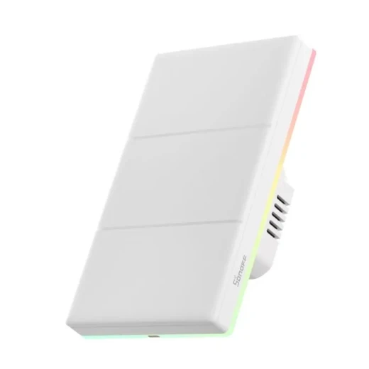 مفتاح حائط ذكي يعمل باللمس من SONOFF (T5-4C-120)، مفتاح إضاءة LED ذكي يعمل باللمس بالكامل، يعمل مع Alexa/Google Home/Alice، 4 Gang 1 Way، 2.4 جيجا هرتز WiFi فقط - سونوف - Image 2