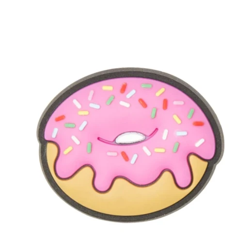 Crocs Jibbitz Symbol Shoe Charms Jibbitz for Crocs, Pink Donut - Crocs - Image 2