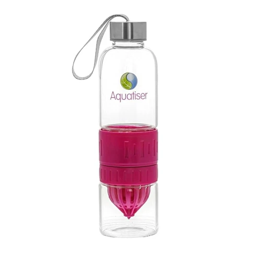 Aquatiser Sport Fruit Infused Water Bottle - Pink - Aquatiser - Image 2