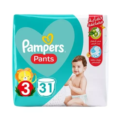 حفاضات بامبرز كلوت حجم 3 ، 31 قطعة