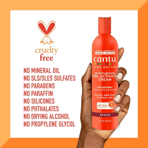 Cantu Moisturizing Curl Activator Hair Cream, 355 ML - Cantu - Image 8