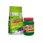 Al Emlaq Eco Clean  Low Foaming Powder Detergent Lavender Bag, 5kg + Super Gel Green Pine, 1kg for Free - Al Emlaq