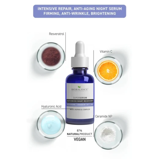 Biobalance Advanced Night Recovery Super Serum  - 30ml - Bio Balance - Image 2