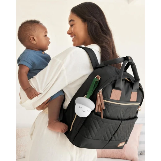 Suite By Skip Hop 6-In-1 Diaper Backpack Set, Black - Skip Hop - Image 6