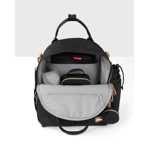 Suite By Skip Hop 6-In-1 Diaper Backpack Set, Black - Skip Hop - Image 8