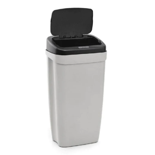 سلة مهملات المطبخ راين الأوتوماتيكية مع مستشعر رمادي/أسود 30 لتر للتخلص من النفايات بدون لمس للمطبخ والمكتب - رايان - Image 5