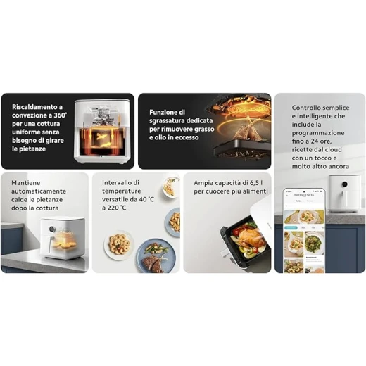 Xiaomi Smart Air Fryer 6.5Ltr White - Xiaomi - Image 7