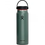 زجاجة معزولة خفيفة الوزن ذات فم واسع لون أخضر, من هيدرو فلاسك - هايدرو فلاسك
