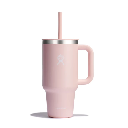 Hydro Flask - Travel Tumbler 946 ml (32 oz) with Closable Press-In Straw Lid, TRILLIUM