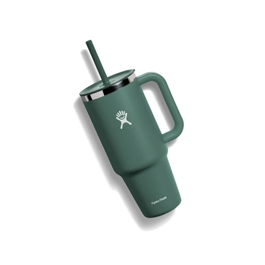 Hydro Flask - Travel Tumbler - Thermal Mug 1180 ml (40 oz) with Lockable Press-in Straw Lid, FIR - Hydro Flask - Image 4