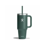 Hydro Flask - Travel Tumbler - Thermal Mug 1180 ml (40 oz) with Lockable Press-in Straw Lid, FIR - Hydro Flask