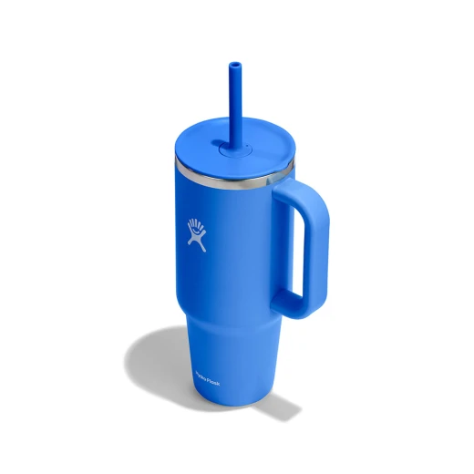 Hydro Flask - Travel Tumbler - Thermal Mug 1180 ml (40 oz) with Lockable Press-in Straw Lid, CASCADE - Hydro Flask - Image 3