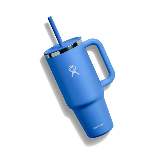 Hydro Flask - Travel Tumbler - Thermal Mug 1180 ml (40 oz) with Lockable Press-in Straw Lid, CASCADE - Hydro Flask - Image 6