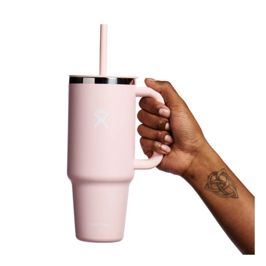 Hydro Flask - Travel Tumbler - Thermal Mug 1180 ml (40 oz) with Lockable Press-in Straw Lid, TRILLIUM - Hydro Flask - Image 3