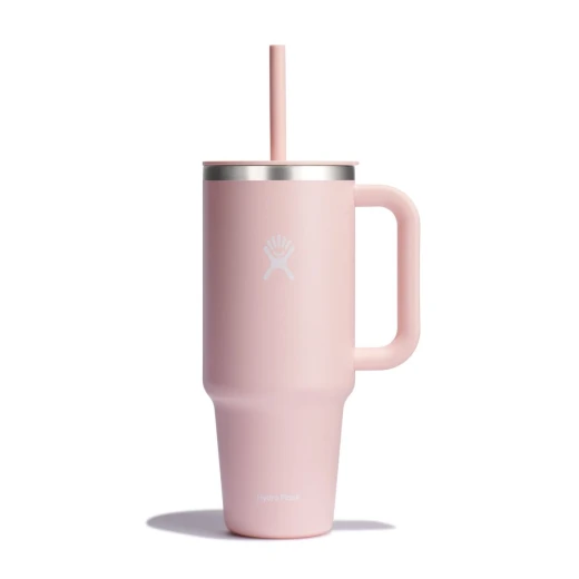 Hydro Flask - Travel Tumbler - Thermal Mug 1180 ml (40 oz) with Lockable Press-in Straw Lid, TRILLIUM Hydro Flask - Travel Tumbler - Thermal Mug 1180 ml (40 oz) with Lockable Press-in Straw Lid, TRILLIUM