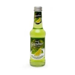 Fresher Sparkling Fruit Drink - With Vitamins, Lemon & Mint, 200 ml