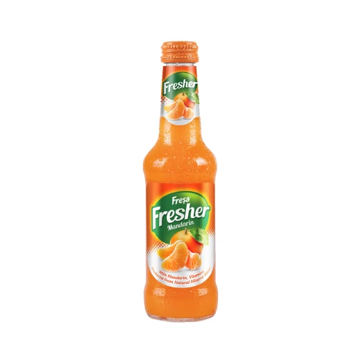 فريشر مشروب غازي بنكهة المندلينا والفيتامينات 200ML علبة