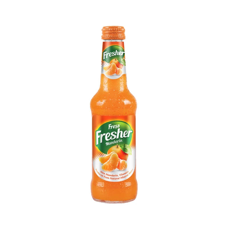 فريشر مشروب غازي بنكهة المندلينا والفيتامينات 200ML علبة - فريشر