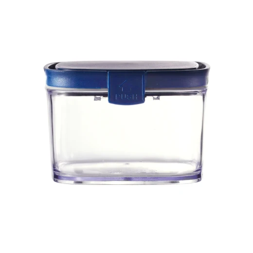 Square Airtight Food Container Jar 660 ml, Blue Square Airtight Food Container Jar 660 ml, Blue