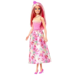 Barbie Royal Doll with Pink and Blonde Hair, Butterfly Print Skirt, Accessories, and 2024 Release, A Touch of Magic Fantasy Doll, Ages 3+