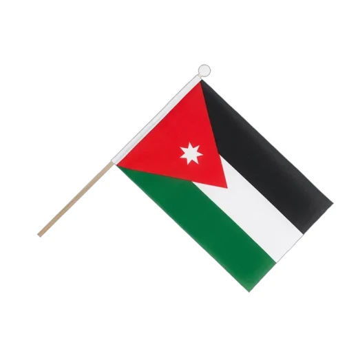 علم الأردن 4*6 انش علم الأردن 4*6 انش