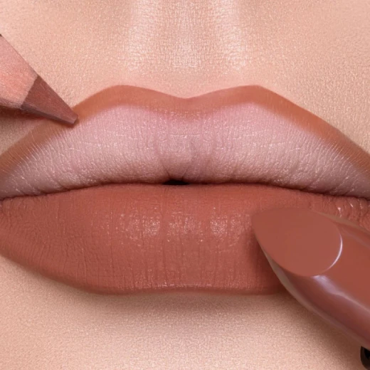 Diego Dalla Palma Raw Sienna Lip Contour Kit for Defined Lips Demi Matte Lipstick and Lip Liner Combo - Diego Dalla Palma - Image 4
