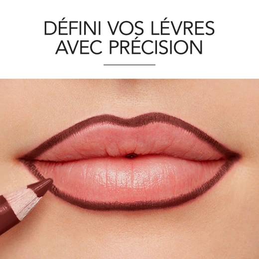 قلم تحديد الشفاه Bourjois Velvet Contour رقم 12 بني بلمسة نهائية مطفية كريمية مكياج شفاه يدوم طويلاً - بورجوا - Image 2