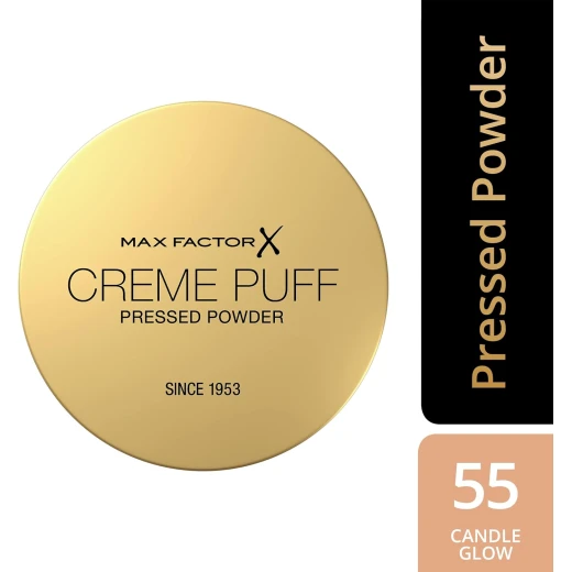 Max Factor Creme Puff Powder 055 Candle Glow Matte Finish for Radiant Complexion 21g - Max Factor - Image 2