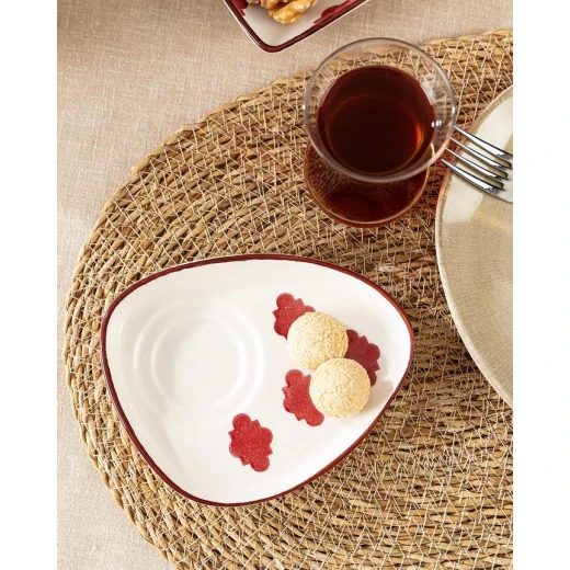منديل مثلث الطيور الحمراء - قطر 15 سم - مدام كوكو - Image 4