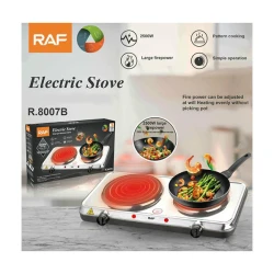 RAF Electric Double Stove R-8007B 2500W+ 1000W