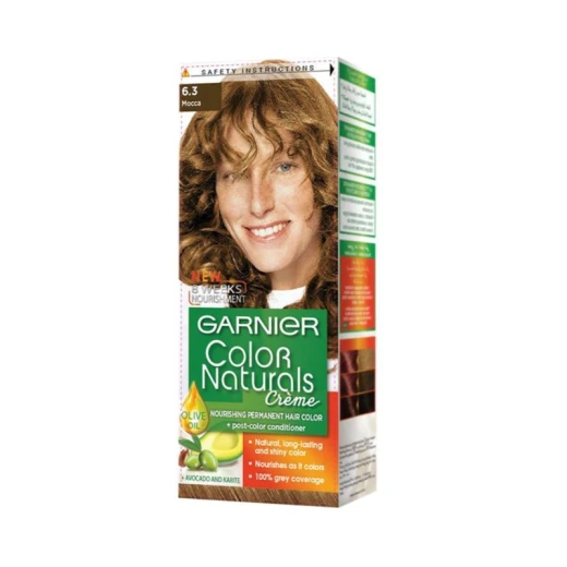 Garnier Color Naturals Permanent Crème Hair Color, 6.3 (2) Mocha Blonde Garnier Color Naturals Permanent Crème Hair Color, 6.3 (2) Mocha Blonde