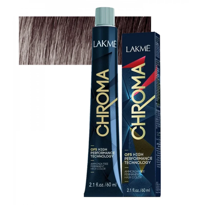 Lakme Chroma Light Brown Cream Hair Color 5/00 - lakme