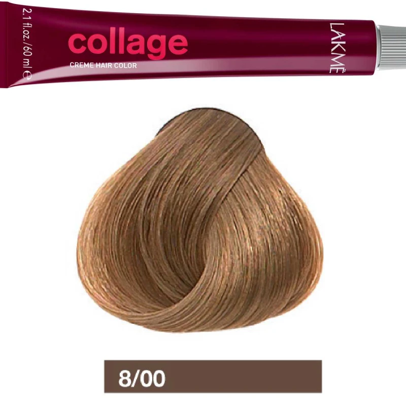 Lakme Collage Light Blonde Cream Hair Color 8/00 - lakme