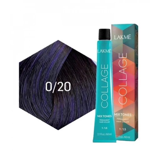 Lakme Collage Mix Tones Violet Cream Hair Color 0/20 Lakme Collage Mix Tones Violet Cream Hair Color 0/20