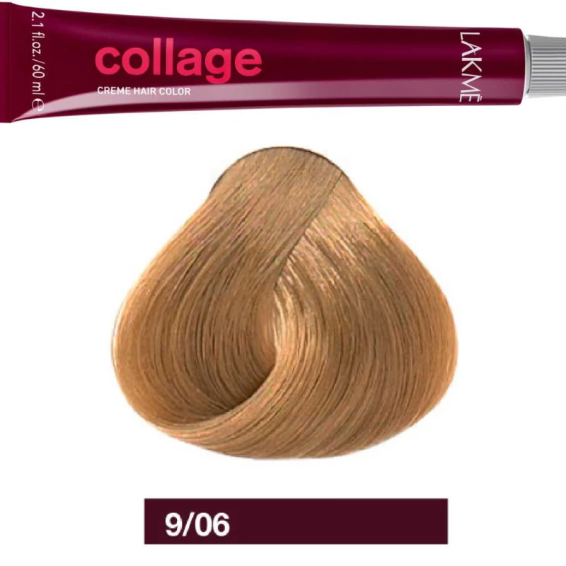 Lakme Collage Warm Very Light Blonde Cream Hair Color 9/06 - lakme