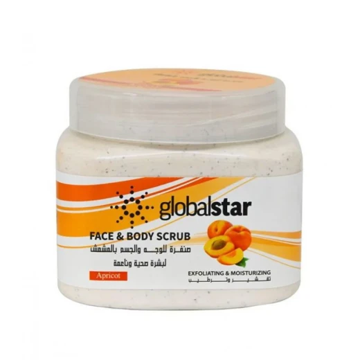 Global Star Apricot Face & Body Scrub 500ml - Globalstar - Image 2