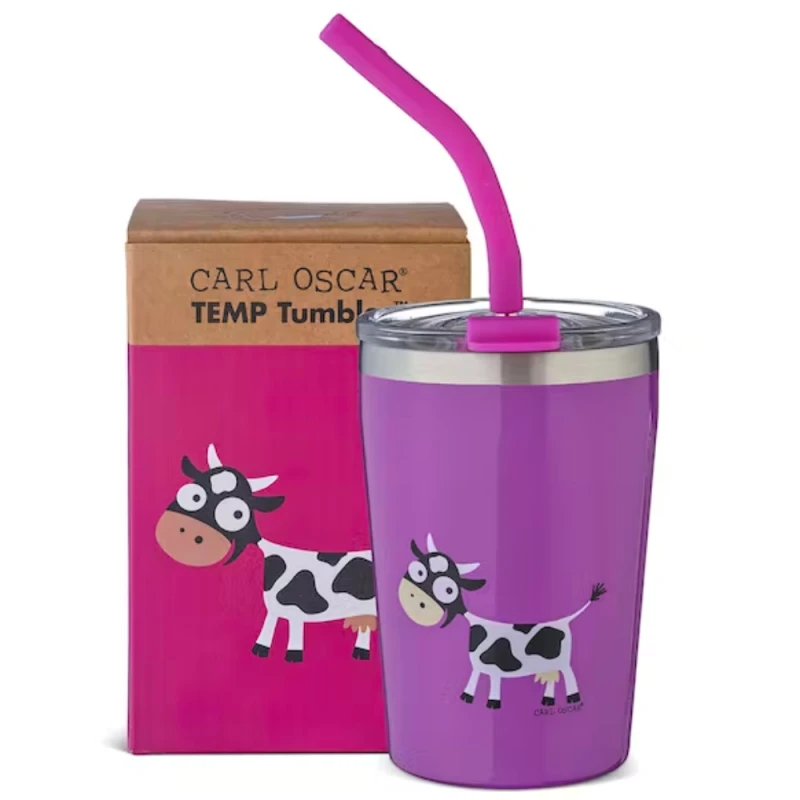 Carl Oscar Thermal Cup, Cow Design, 250 ml. - Carl Oscar