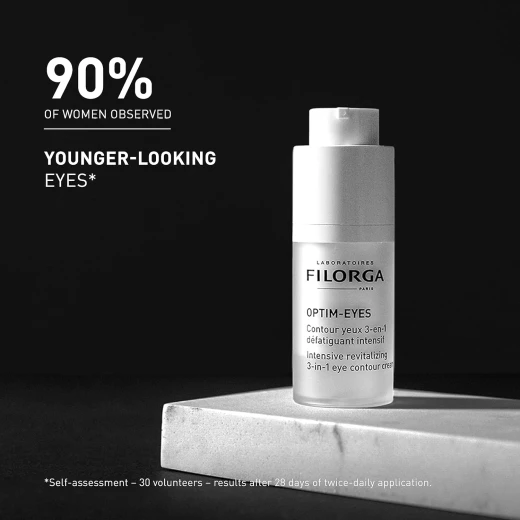Filorga Optim-Eyes Eye Cream, Revitalizing 3-in-1 Skin Treatment for Rapid Reduction of Dark Circles 15 Ml - Filorga - Image 8